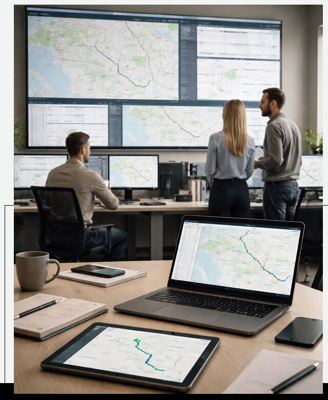 Трекинг грузов и Fleet Management, мониторинг автопарка в Полысаеве