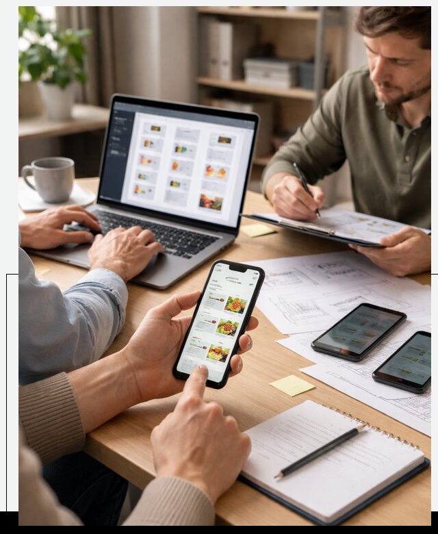 Разработка мобильного приложения торговой сети в Полысаеве