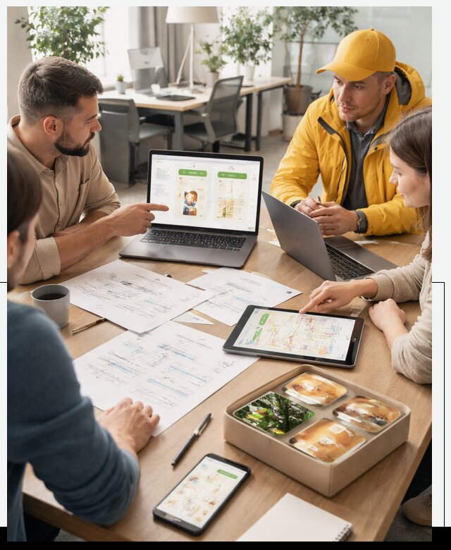 Разработка агрегатора доставки еды в Полысаеве от 15425 р., АвикейПлс